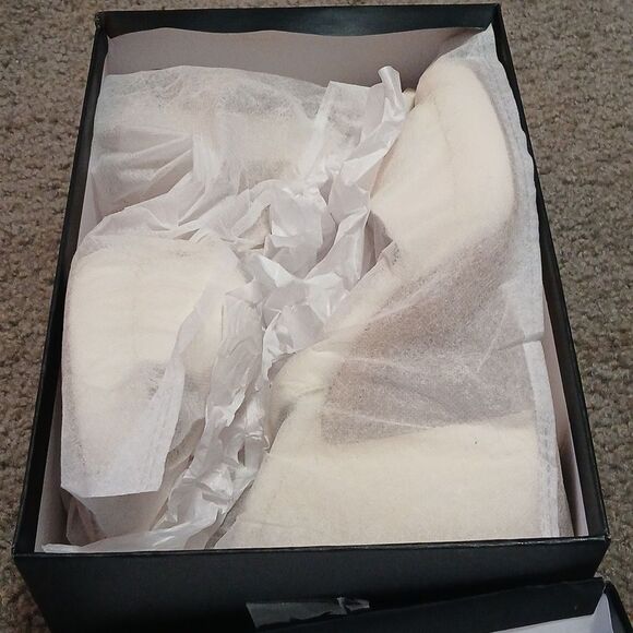 Modatope Chunky Heel, Platform Open Round Toe Ankle Strap off White Sz 10 NWT - Picture 8 of 9